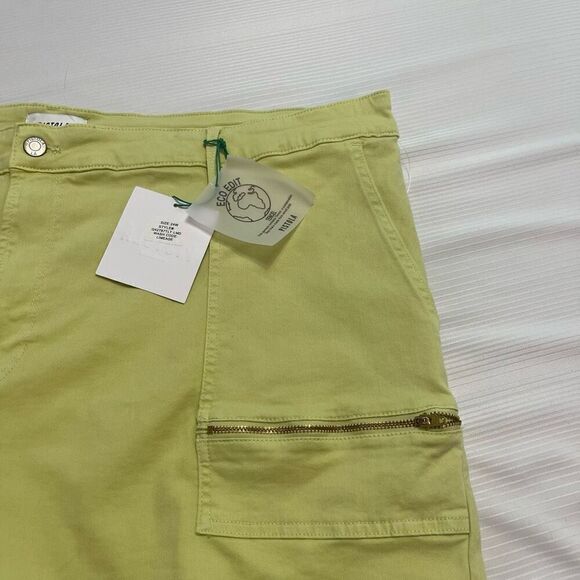 NWT PISTOLA Limeade Plus Size Shorts Size 24W New - Picture 2 of 8